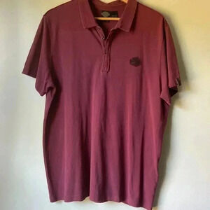 Harley-Davidson black label zipper polo size Men’s XL(Slim fit)